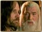 Aragorn and Gandalf